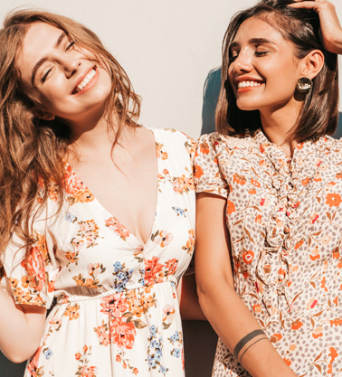Two women excited about HG Insider